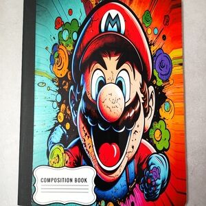 5pcs - Colorful Gaming Character Composition Book